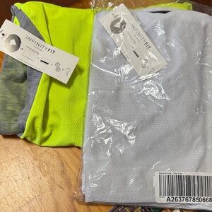 Infinity Fit Gray and Bright Yellow Gear and Black and White